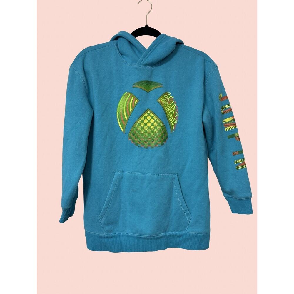 Microsoft Xbox Graphic Youth Hoodie Jump In Blue Size Kids XL 14/16